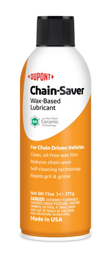 Motorcycle chain saver - chain, wax